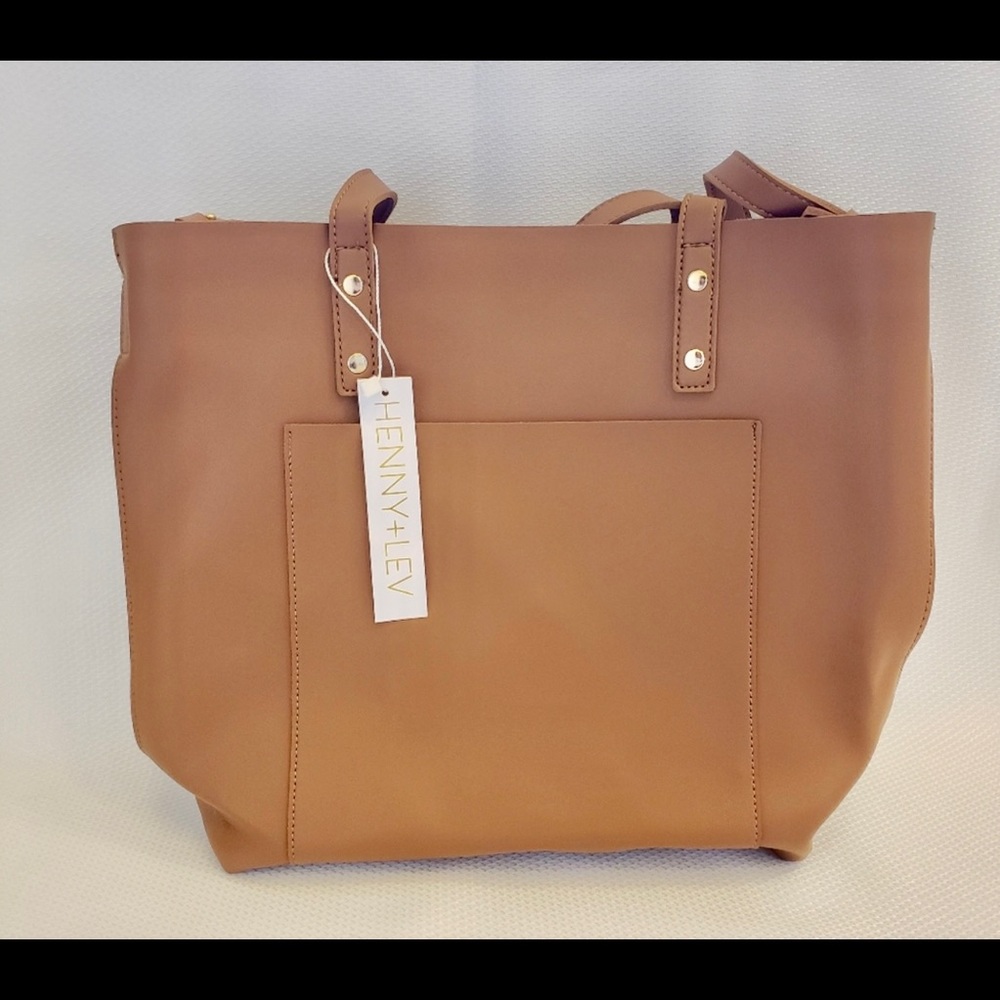 Henny & Lev Vegan leather tote bag
